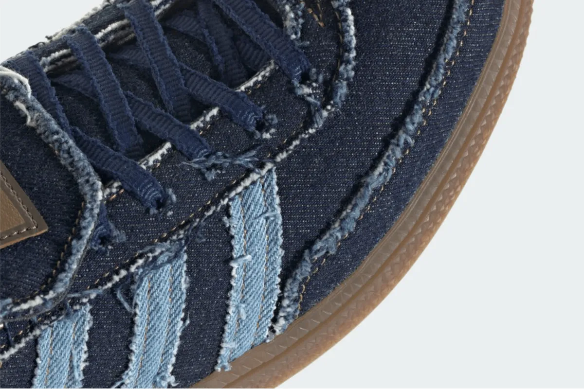 adidas just dropped a denim sneaker collab and somehow it works