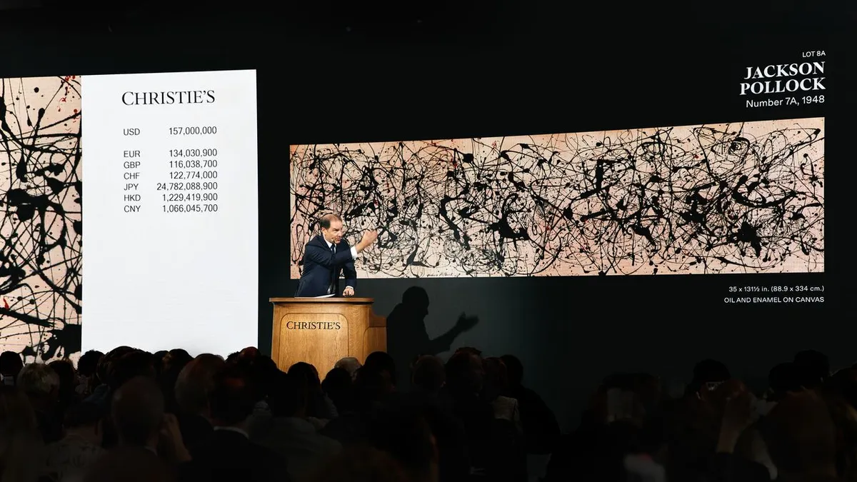 Someone just spent $181 million on a Jackson Pollock and nobody knows who