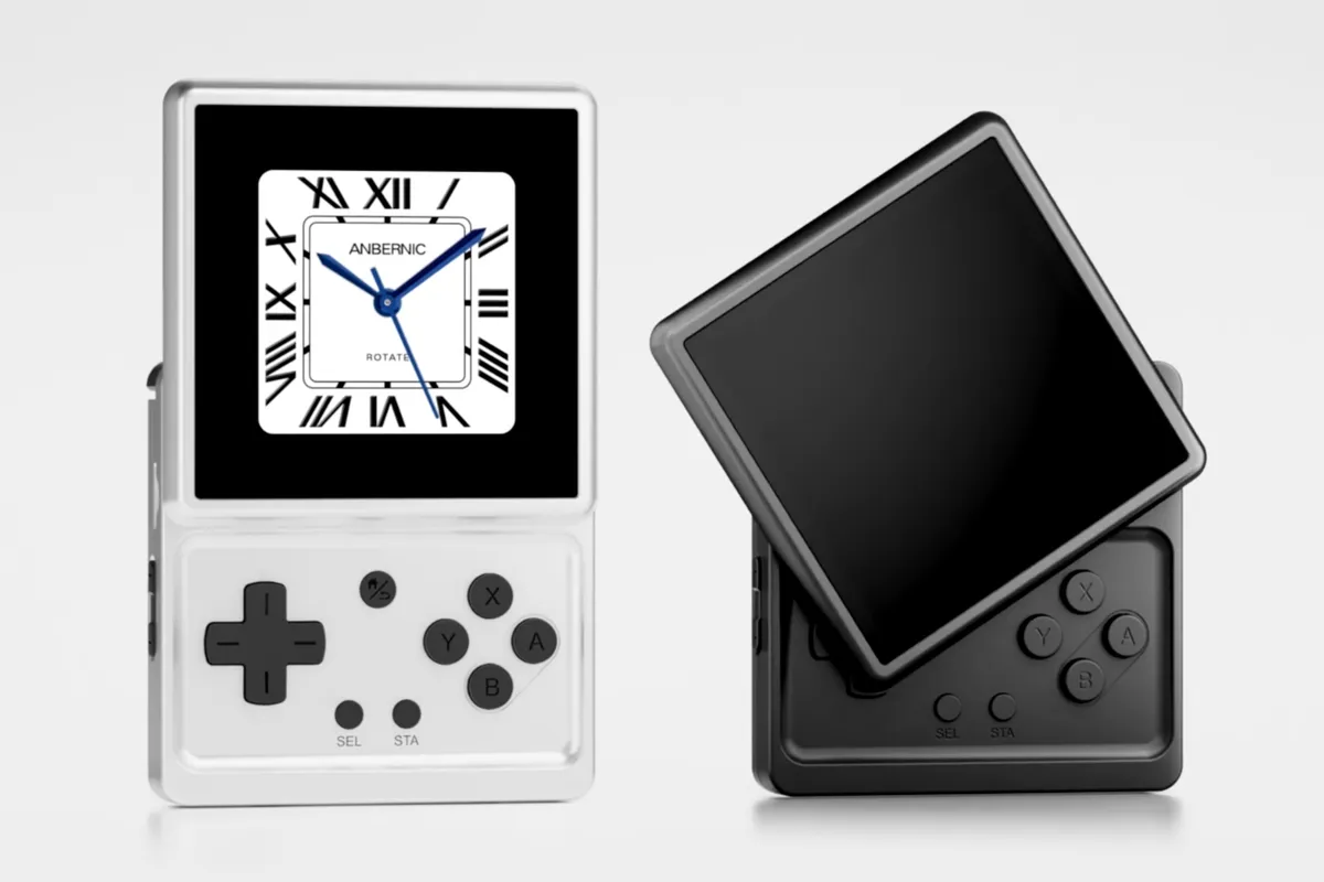 Anbernic's rotating screen handheld looks like the pocket-friendly retro console we've been waiting for
