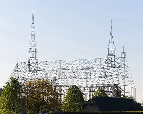 This haunted abbey doesn't need ghosts - it built its own out of steel