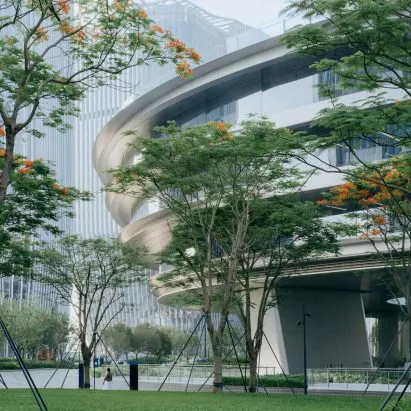 Tencent's new headquarters looks like someone asked an AI to design clouds and it actually worked