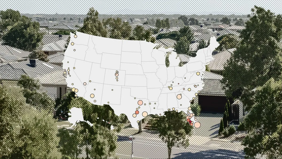 Home prices are quietly crashing in 89 U.S. markets and your city might be on the list