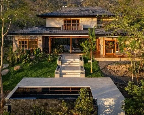 This Costa Rica beach house is made from ocean plastic - and it looks stunning