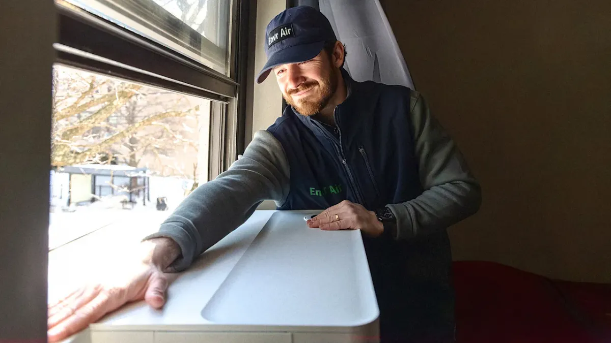 A 50-year-old senior housing block just got 277 heat pumps installed in under two weeks