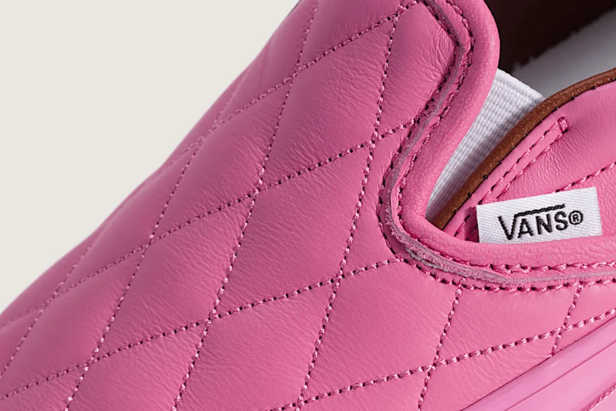 Vans just dropped a slip-on that's giving Chanel classic flap bag energy