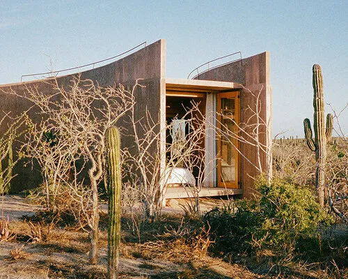This pink concrete desert oasis in Mexico will make you quit your job and move to Baja