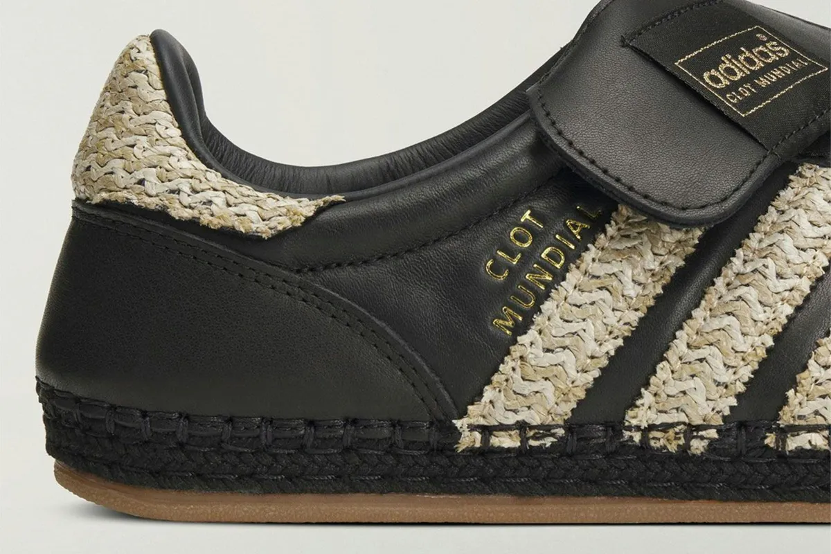 CLOT just turned a classic adidas soccer cleat into espadrille footwear and honestly? We're not mad