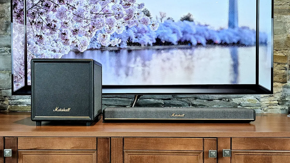 The Marshall Heston 60 is the tiny soundbar that apparently didn't get the memo about its own size