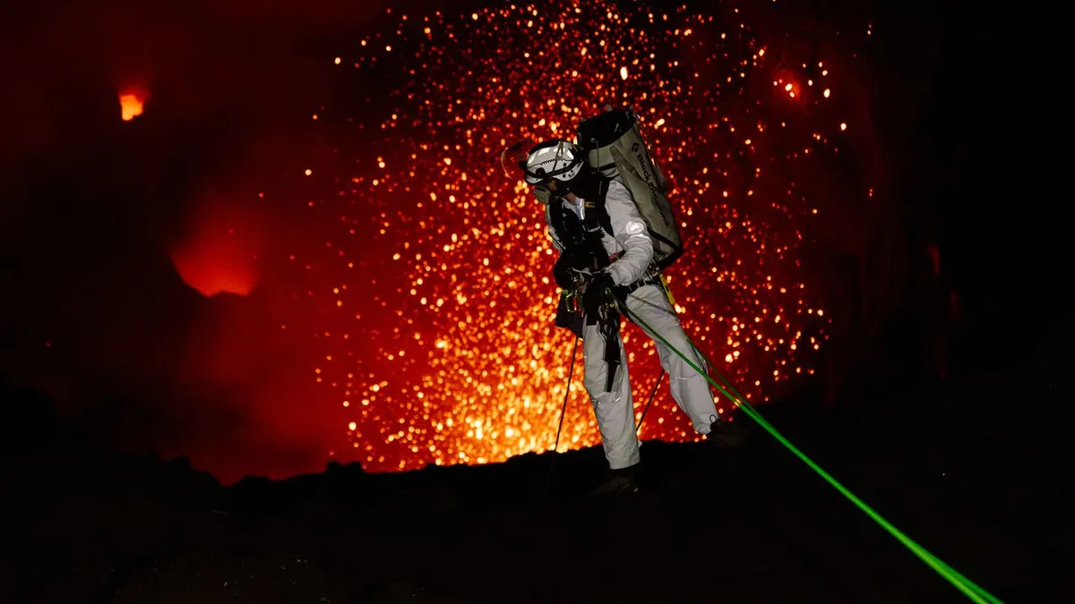 Inside the Canada Goose campaign shot inside an actual volcano